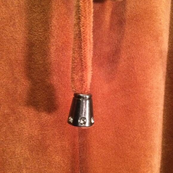 Cable & Gauge Velour Track Suit Rust Size L Jacket And Joggers - Picture 6 of 6